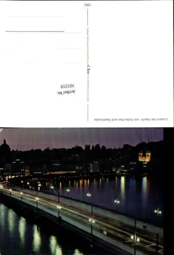 707219 Luzern Lucerne Schweiz alte Ansichtskarte