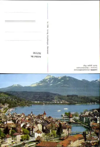 707230 Luzern Lucerne Schweiz alte Ansichtskarte