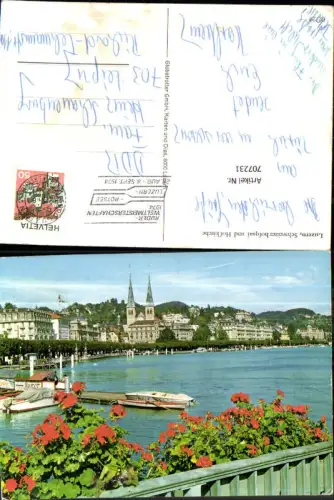 707231 Luzern Lucerne Schweiz alte Ansichtskarte