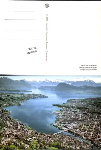 707238 Luzern Lucerne Schweiz alte Ansichtskarte