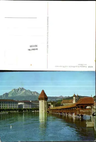 707239 Luzern Lucerne Schweiz alte Ansichtskarte