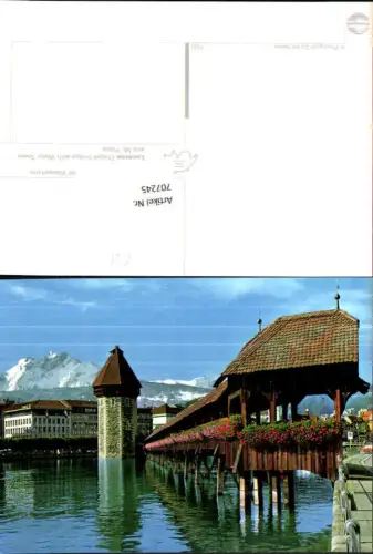 707245 Luzern Lucerne Schweiz alte Ansichtskarte
