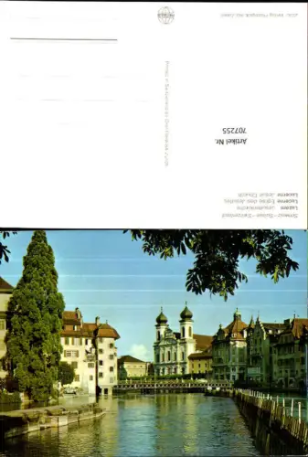 707255 Luzern Lucerne Schweiz alte Ansichtskarte