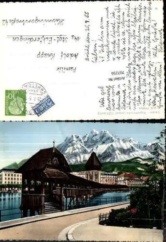 707256 Luzern Lucerne Schweiz alte Ansichtskarte