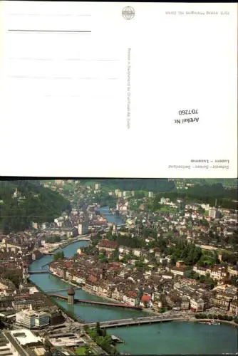707260 Luzern Lucerne Schweiz alte Ansichtskarte