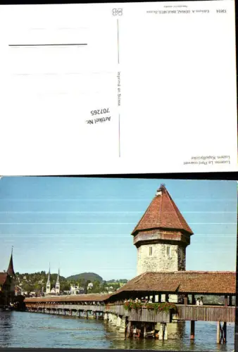 707265 Luzern Lucerne Schweiz alte Ansichtskarte