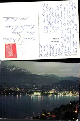 707266 Luzern Lucerne Schweiz alte Ansichtskarte