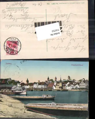 714752 Luzern Lucerne Dampfschifflände pub Guggenheim 10877