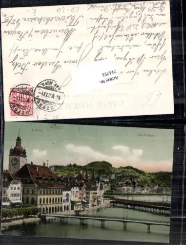 714753 Luzern Lucerne Rathaus