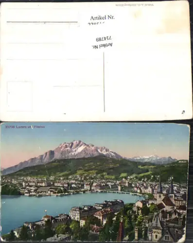714789 Luzern Lucerne und Pilatus