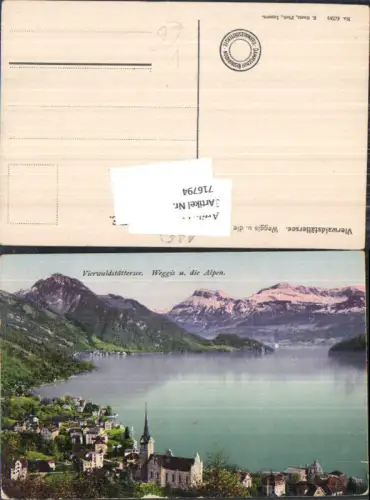 716794 Weggis am Vierwaldstättersee Alpen pub Goetz 4690