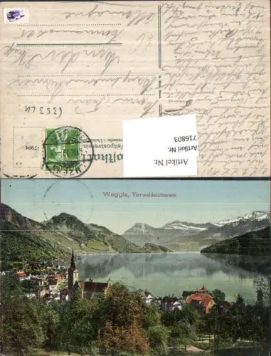 716803 Weggis am Vierwaldstättersee Alpen gel Minden Westfalen