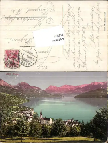 716807 Weggis am Vierwaldstättersee Alpen gel Kempten Allgäu