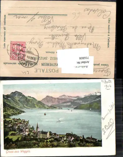 716808 Weggis am Vierwaldstättersee Alpen