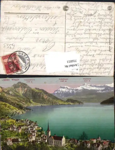 Weggis am Vierwaldstättersee Alpen gel Seitenstetten Fr. Dorn Friseurin