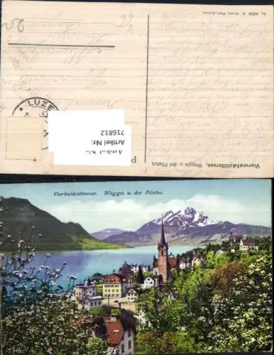716812 Weggis am Vierwaldstättersee Alpen pub Goetz 4689