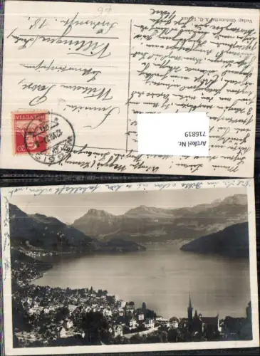 716819 Weggis am Vierwaldstättersee Alpen gel Villingen