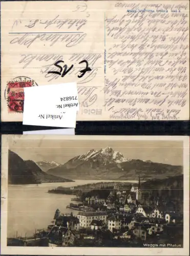 716824 Weggis am Vierwaldstättersee Alpen