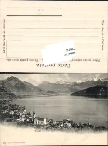 716830 Weggis am Vierwaldstättersee Alpen