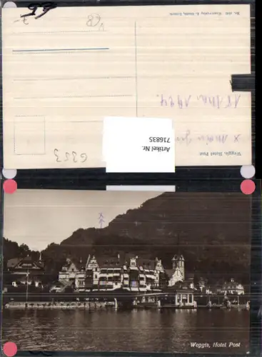 716835 Weggis am Vierwaldstättersee Hotel Post pub Goetz 1542