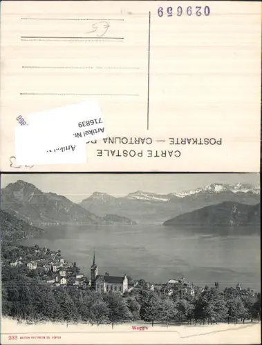 716839 Weggis am Vierwaldstättersee Alpen