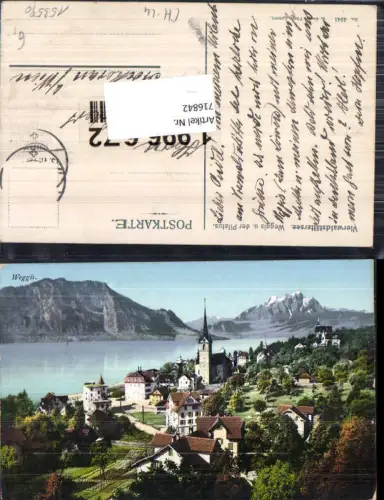 716842 Weggis am Vierwaldstättersee Alpen gel Stockerau