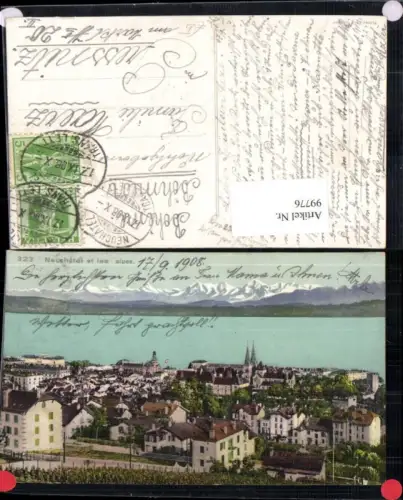 99776,Neuchatel et les alpes Kt Neuenburg