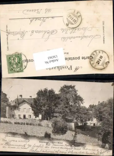 136363,Chaumont de Pury Hotel Petitet Neuchatel