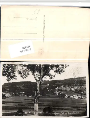 495620,Pargots et les Brenets Totale Grenze Kt Neuenburg