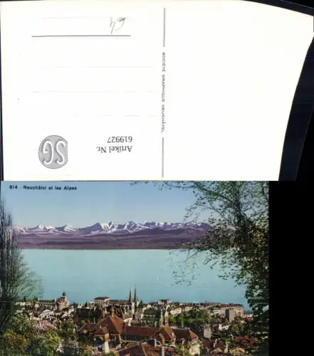 619927,Neuchatel et les Alpes Neuenburg