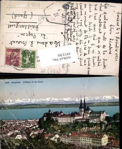 691230 Neuchatel Neuenburg beschädigt