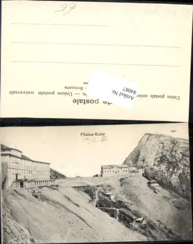 84087,Pilatus Kulm Kt Nidwalden