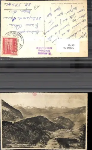 105796,Bürgenstock Hammetschwand Blick geg. d. Berneralpen 1961 Kanton Nidwalden