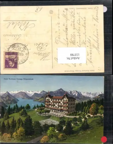 133788,Hotel Honegg Bürgenstock Kt Nidwalden