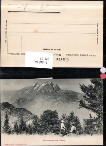 221175,Bürgenstock m. Pilatus Partie Kt Nidwalden