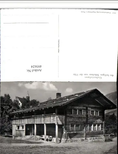 495624,Geburtshaus des Hl. Nikolaus von der Flüe Kt Nidwalden