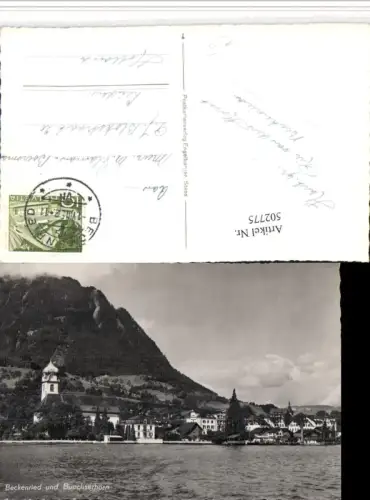 502775,Beckenried Teilansicht m. Buochserhorn Kt Nidwalden