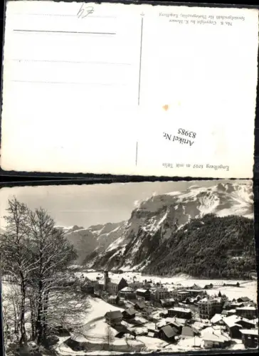 83985,Foto AK Engelberg mit Titlis Kt Oberwalden