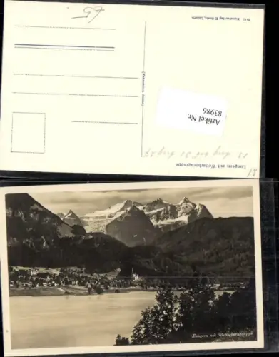 83986,Lungern mit Wetterhorngruppe Kt Oberwalden