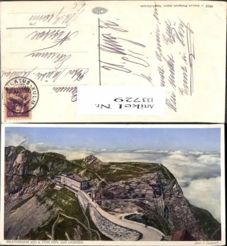 133729,Pilatuskulm Hotel vom Esel gesehen Kt Obwalden