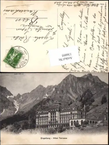 136895,Engelberg Hotel Terrasse 1900 Kt Obwalden