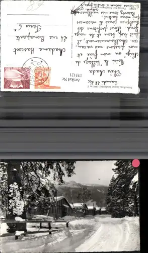 155121,Melchtal Barackenlager Winteransicht 1957 Kt Obwalden