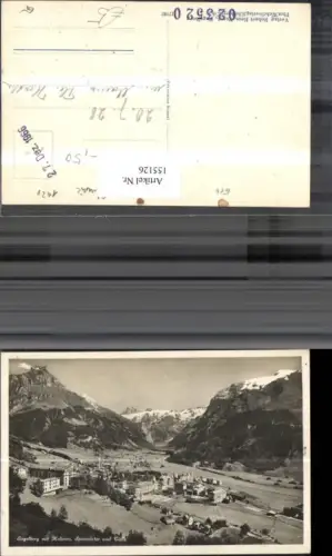 155126,Engelberg m. Hahnen Spannörter u. Titlis 1928 Kt Obwalden