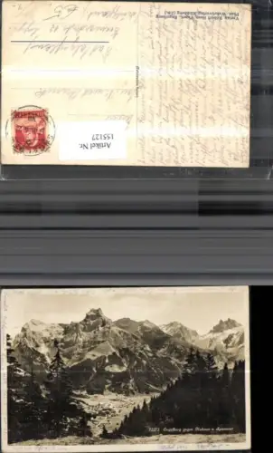 155127,Engelberg geg. Hahnen u. Spannort 1926 Kt Obwalden