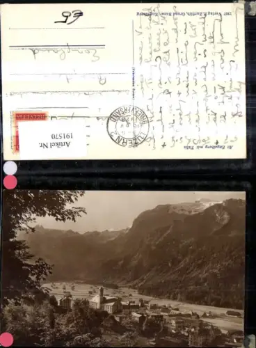 191570,Alt Engelberg m. Titlis Kt Obwalden