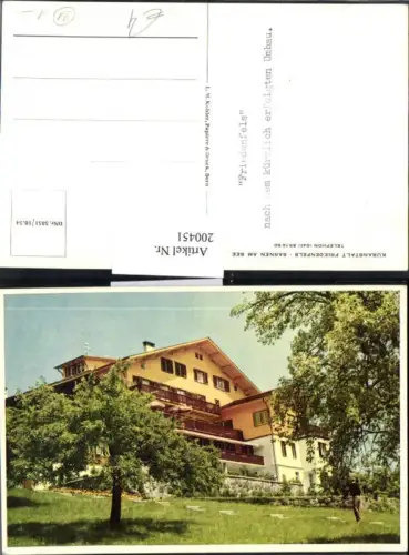 200451,Kuranstalt Friedenfels Sarnen a. See Kt Obwalden