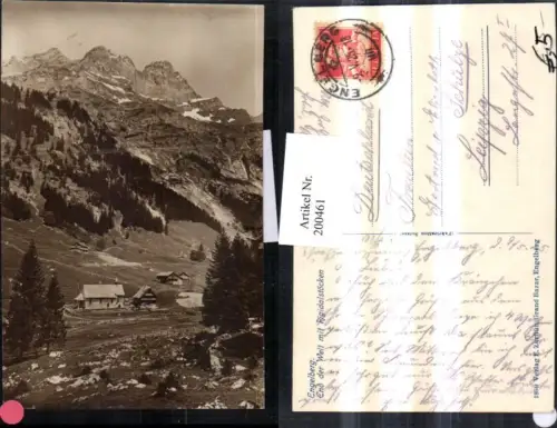 200461,Engelberg End d. Welt m. Rigidalstöcken Partie Kt Obwalden
