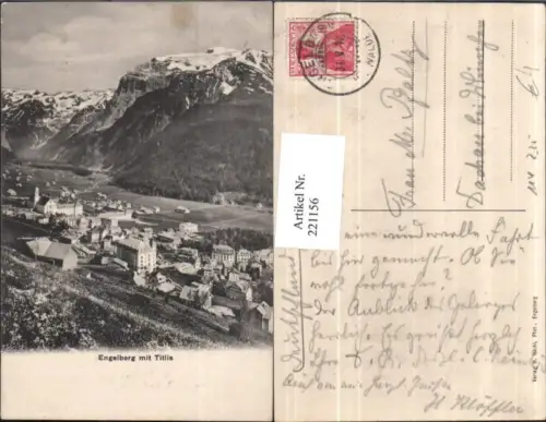 221156,Engelberg m. Titlis Totale Kt Obwalden