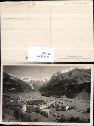 221165,Engelberg Totale m. Spannörter u. Titlis Kt Obwalden
