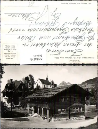 241413,Flüeli-Ranft Geburtshaus d. Hl. Niklaus von Flüe Kt Obwalden